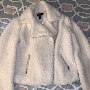 Forever 21 Biker Teddy Jacket